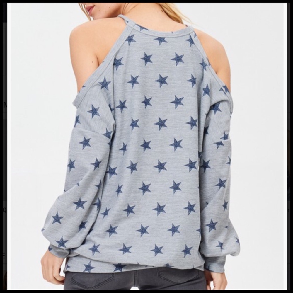 Choose to Shine Cold Shoulder Top - Picture 3 of 4